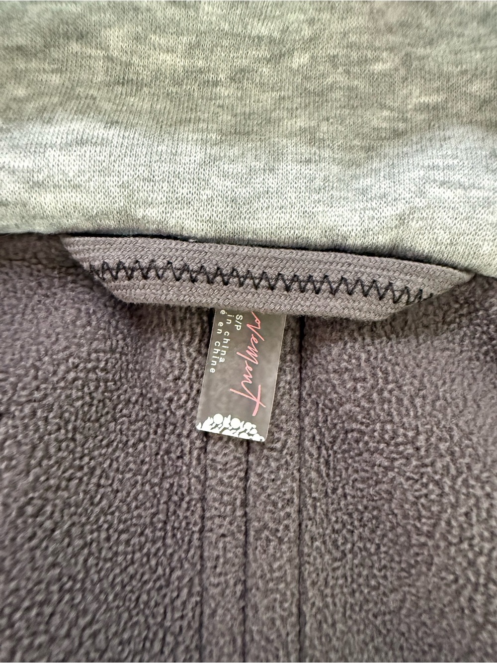 FP Movement by Free People Peace Out Liner Jacket - Grey - Size Small - Picture 4 of 6